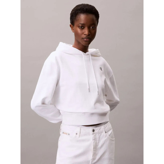 Calvin Klein Γυναικείο φούτερ Cotton Terry Monogram Hoodie